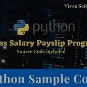 How To Calculate Net Pay Gross Salary In Python Sample Program For Beginners Source Code Included
