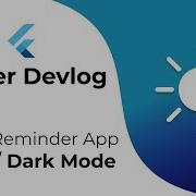 Flutter Devlog Project Startup 4 Light Dark Mode