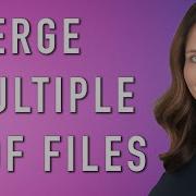 How To Merge Multiple PDF Files Combine PDF Files Into One Document For FREE