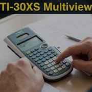 Учебное пособие по калькулятору Введение в TI 30XS Multiview