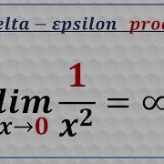 Delta Epsilon Proof Of Infinite Limit