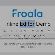 Froala Inline Editor Integrated Into GrapesJS