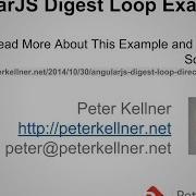AngularJS The Digest Loop Directives And JQuery