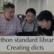 Python Standard Library Creating Dicts