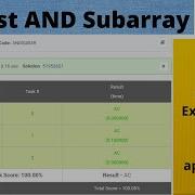 Longest And Subarray Codechef Longest And Subarray Codechef Solution Longest And Subarray