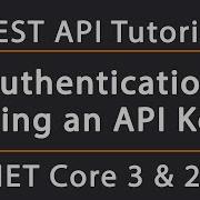 Setting Up ApiKey Based Authentication ASP NET Core 5 REST API Tutorial 24