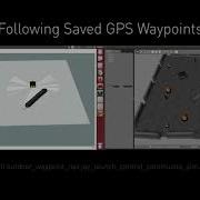 GPS Waypoint Navigation Continuous Sim