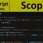 JavaScript Tutorial 41 Scope In JavaScript Programming For Beginners