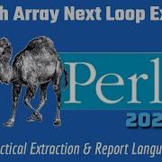 Perl Programming Tutorial Foreach Next Array Example 2024