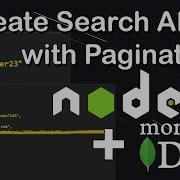 How To Create Search API With Pagination In Node JS MongoDB Create Search API In Node JS
