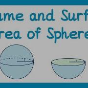 Volume And Surface Area Of Spheres GCSE Maths