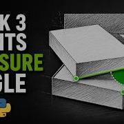 Click 3 Points Measure Angle Using OpenCV Python Tutorial