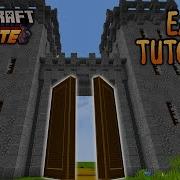 How To Make A WORKING CASTLE DOOR GATE In Minecraft With Create Mod Tutorial