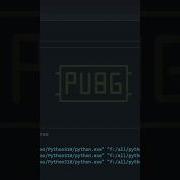 MAKING PUBG LOGO BY PYTHON Python Python3 Turtle Pubgmobile Bgmi