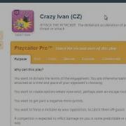 Crazy Ivan CZ Playmaker Tutorial Series