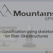 Mountains 8 Particle Classification Using Skeletonization On Fiber Like Structures