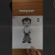 Draw Chhota Bheem In Real Life Shorts