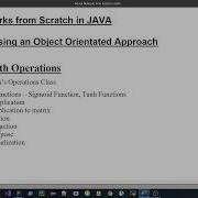 Neural Networks From Scratch In JAVA Video 2 Matrix Functions Code AI NeuralNetwork Java OOPs