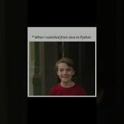 When You Switched From Java To Python Python Programmer Meme Shorts Python Meme