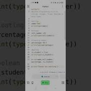 Python Program To Print String Integer Float Boolean Data Types Shortvideo Coding Python