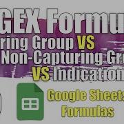 Capturing Group VS Non Capturing Group REGEX Formulas 75