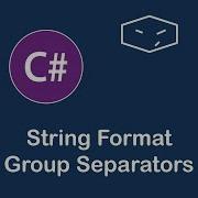 String Format Group Separators In C