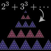 Sum Cubes With Triangles Visual Proof Without Words V