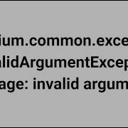 How To Fix Selenium Common Exceptions InvalidArgumentException Message Invalid Argument