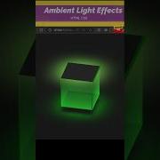 Ambient Light Effects CSS 3d Glowing Cube Animation Effects HTML CSS Shorts