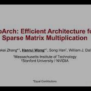 HPCA 2020 SpArch Efficient Architecture For Sparse Matrix Multiplication