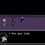 Deltarune Unused Sprite Test Cutscene