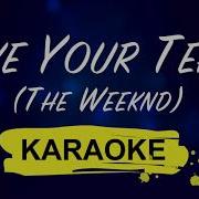 The Weeknd Save Your Tears Karaoke Piano