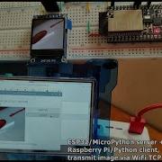 ESP32 MicroPython Server Raspberry Pi Python Client Transmit Image Via WiFi TCP Socket
