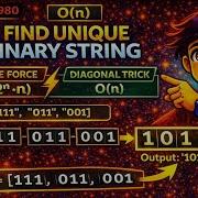 LeetCode 1980 Find Unique Binary String Cantor S Diagonal Trick Explained O N Solution