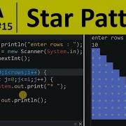 Java Program 15 Print Right Triangle Star Pattern In Java
