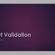 Input Validation