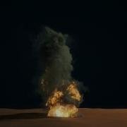 The First Explosion Test In Houdini REdShift