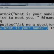 Visual Basic Script Tutorial A Chatbot That You Can Ask Questions Yourself