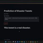 Natural Language Processing With Disaster Tweets