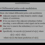 Differential Pulse Code Modulation
