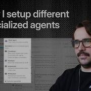 How To Setup Specialized Agents
