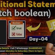 4 Conditional Statement Switch Boolean In JavaScript JavaScript Tutorial For Beginners CTA