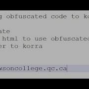 06 Demo Obfuscate JavaScript Deploy To Korra