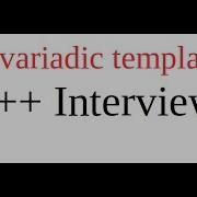 Variadic Templates C
