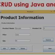 JDBC CRUD Using Java And Mysql