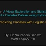 Live Webinar Analysis Of A Diabetes Dataset Using Python Part 4 4