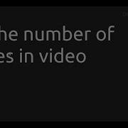 Get The Number Of Frames In Video Ffmpeg