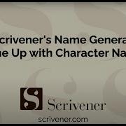 Find Character Names Fast Scrivener S Name Generator Tutorial