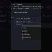 Convert Video To Audio In Python