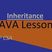 AP CSA Unit 9 Inheritance Intro And Overview